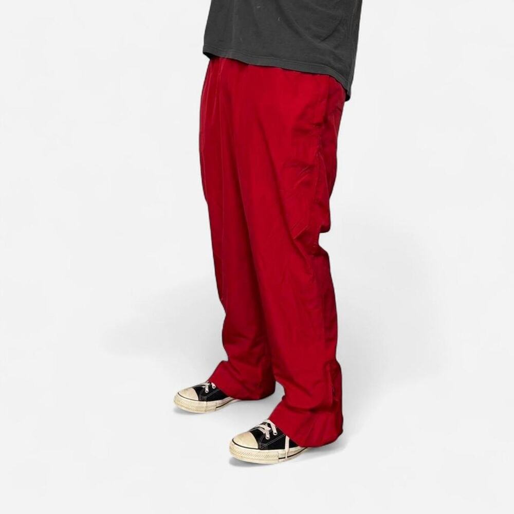 2000s Baggy Red Track Pants